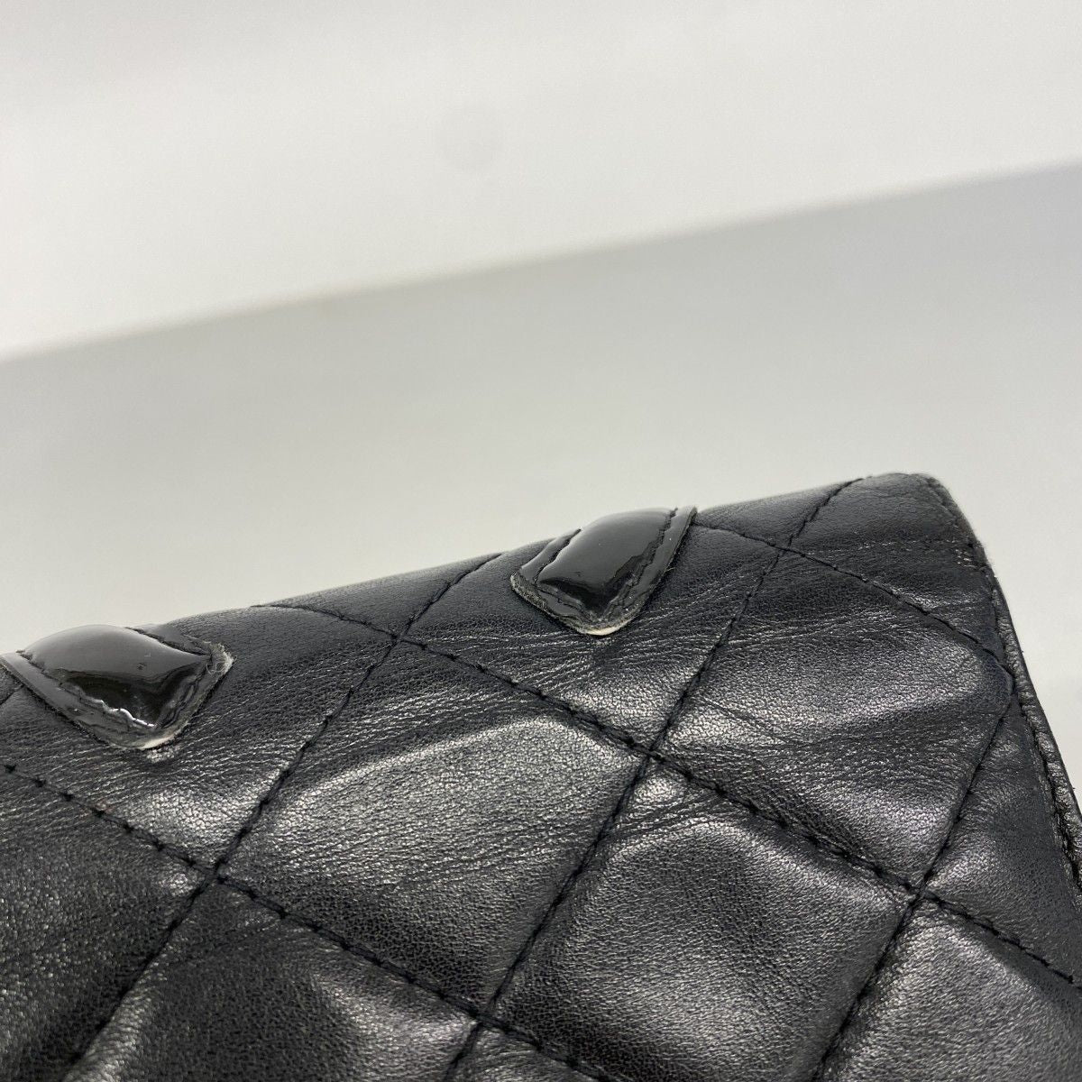 Chanel Wallet Cambon Lambskin Black Silver — view 7