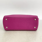 Fendi Handbag Leather Pink Silver 2-Way — view 3
