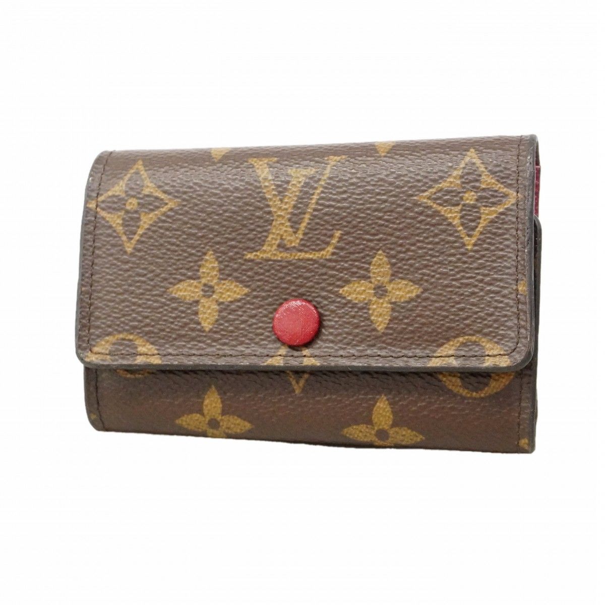 Louis Vuitton Key Case Monogram Multicles 6 Fuchsia Key Holder