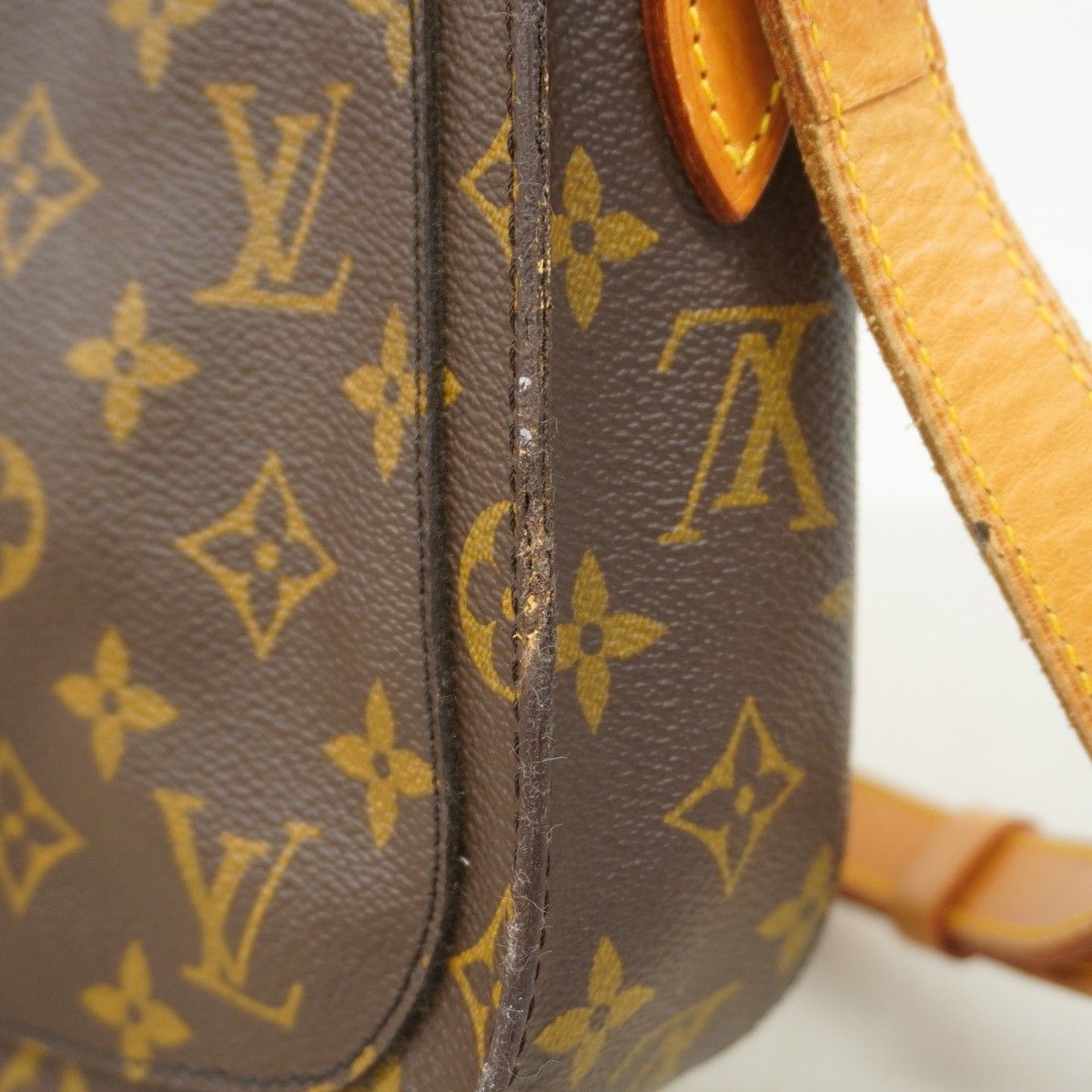 Louis Vuitton Shoulder Bag Monogram Saint Cloud GM Brown — view 6