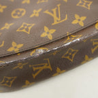 Louis Vuitton Shoulder Bag Monogram Saint Cloud GM Brown — view 7