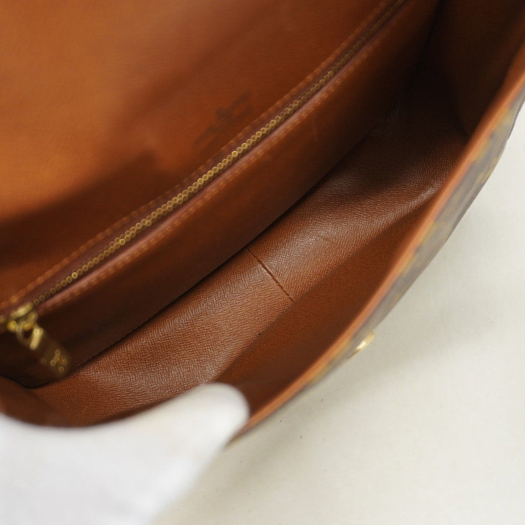 Louis Vuitton Shoulder Bag Monogram Saint Cloud GM Brown — view 4