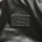Fendi Pouch FF Embossed Nylon Black Gold — view 5