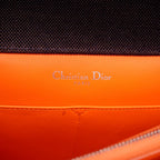 Dior Handbag Diorama Velvet Black Bordeaux Orange Silver 2-Way — view 5