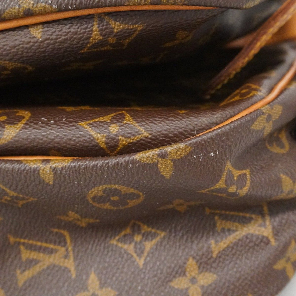 Louis Vuitton Shoulder Bag Monogram Saumur 35 Brown — view 8