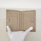 Fendi Trifold Walleteria Sell Leather Gray Ju Silver Wallet — view 3