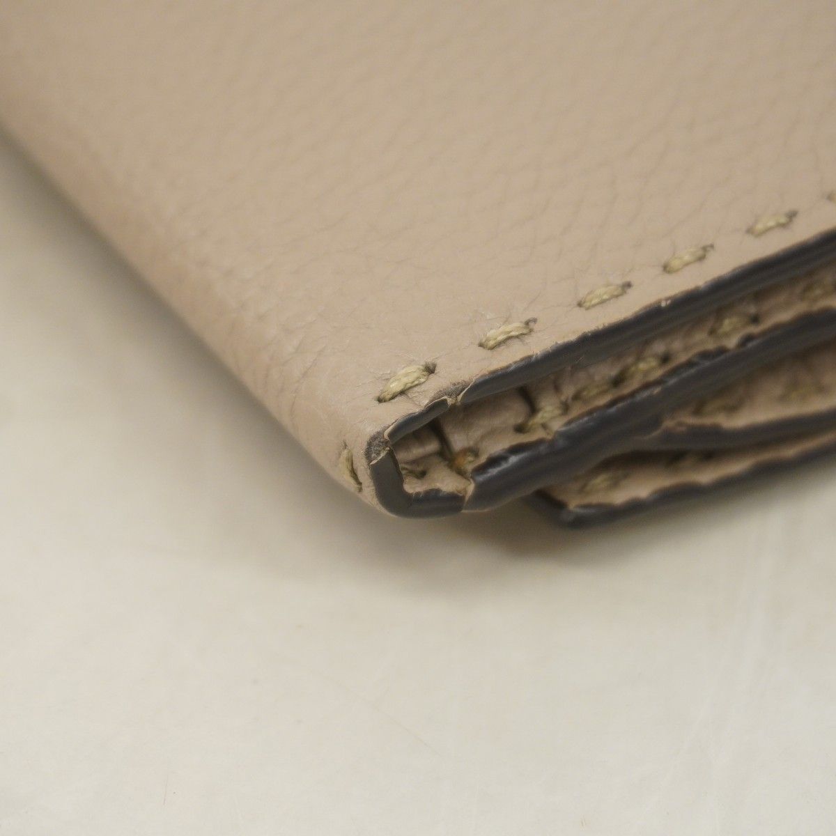 Fendi Trifold Walleteria Sell Leather Gray Ju Silver Wallet — view 6