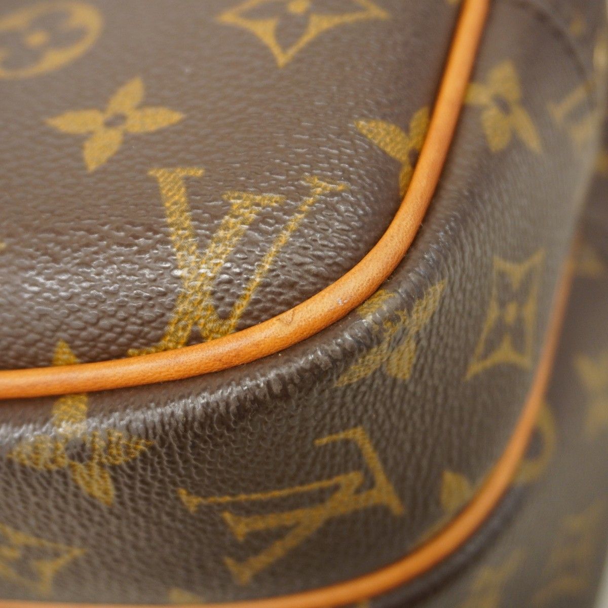 Louis Vuitton Shoulder Bag Monogram Reporter PM Brown — view 7