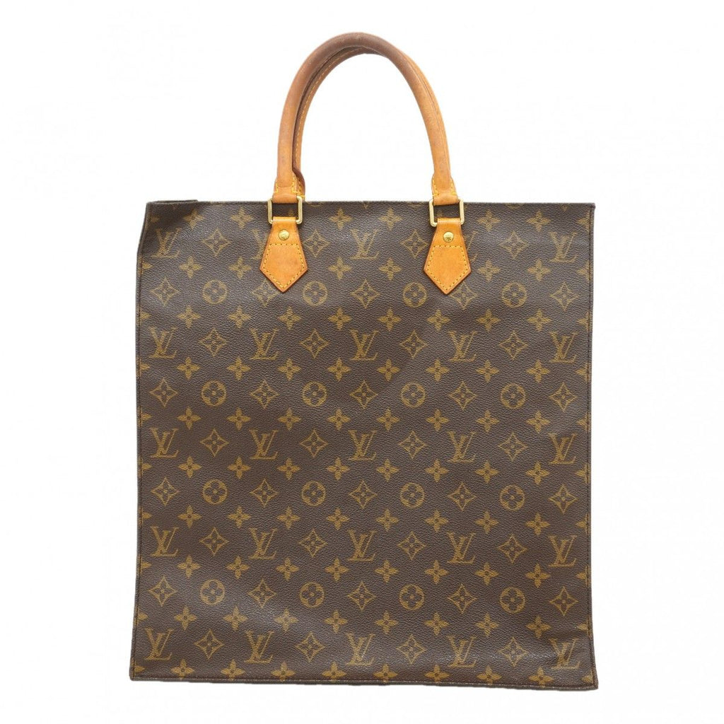 Louis Vuitton Tote Monogram Sac Plat Brown