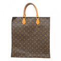 Louis Vuitton Tote Monogram Sac Plat Brown