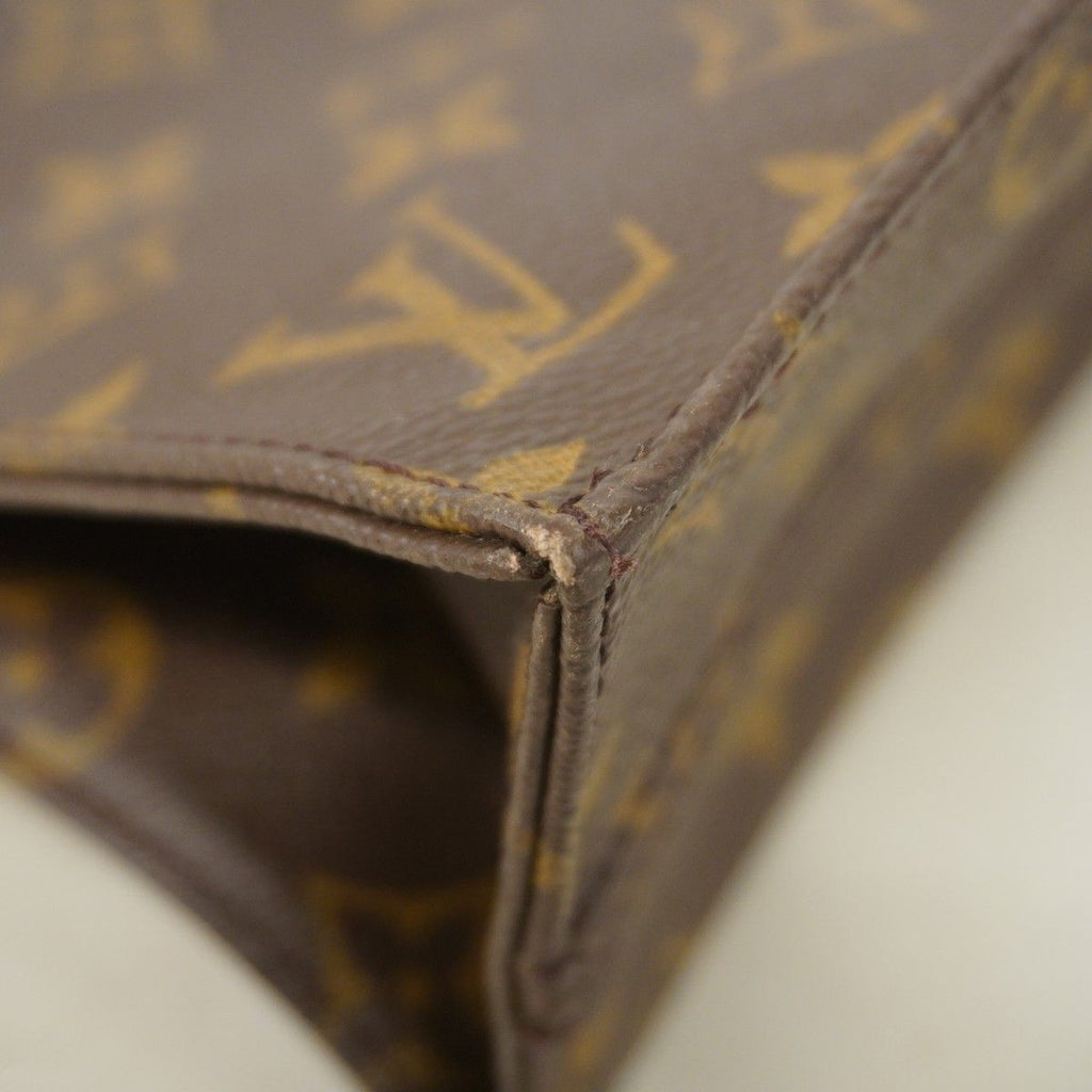 Louis Vuitton Tote Monogram Sac Plat Brown — view 6