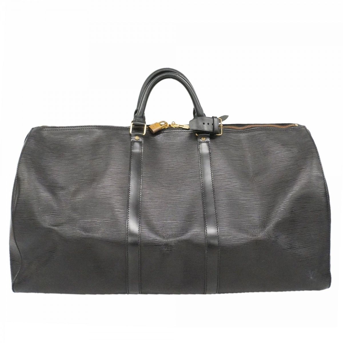 Louis Vuitton Boston Bag Epi Keepall 55 Noir
