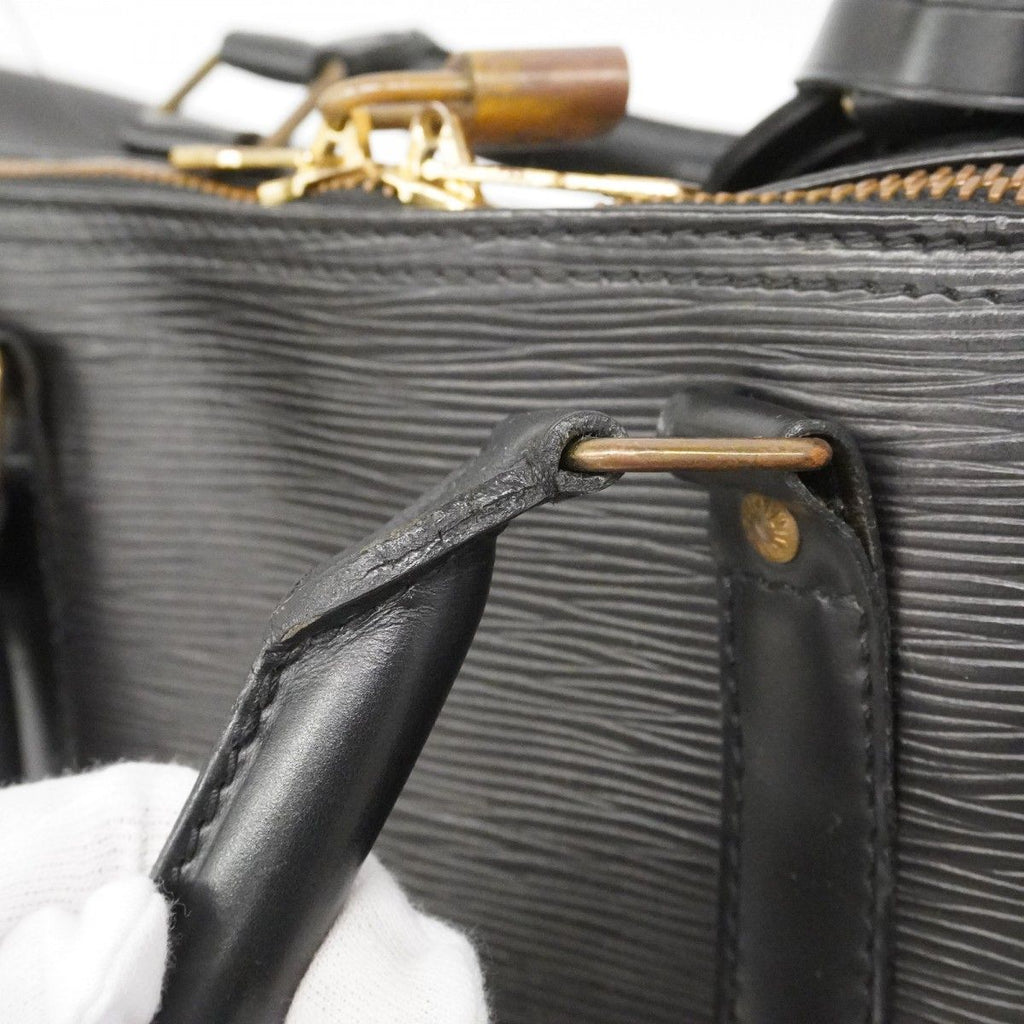 Louis Vuitton Boston Bag Epi Keepall 55 Noir — view 8