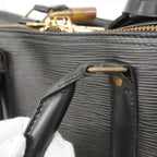 Louis Vuitton Boston Bag Epi Keepall 55 Noir — view 8