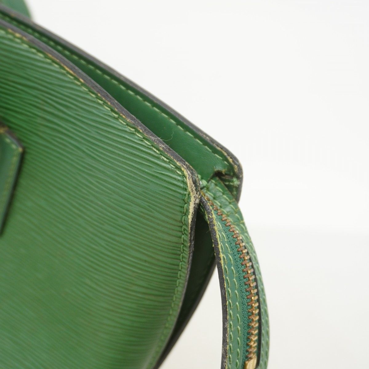 Louis Vuitton Shoulder Bag Epi Saint Jacques Shopping Borneo Green — view 7