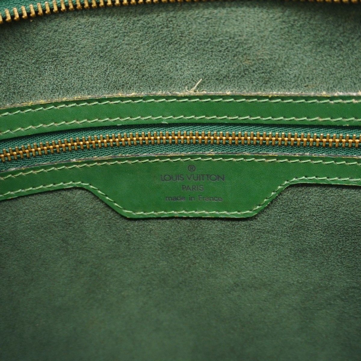Louis Vuitton Shoulder Bag Epi Saint Jacques Shopping Borneo Green — view 5