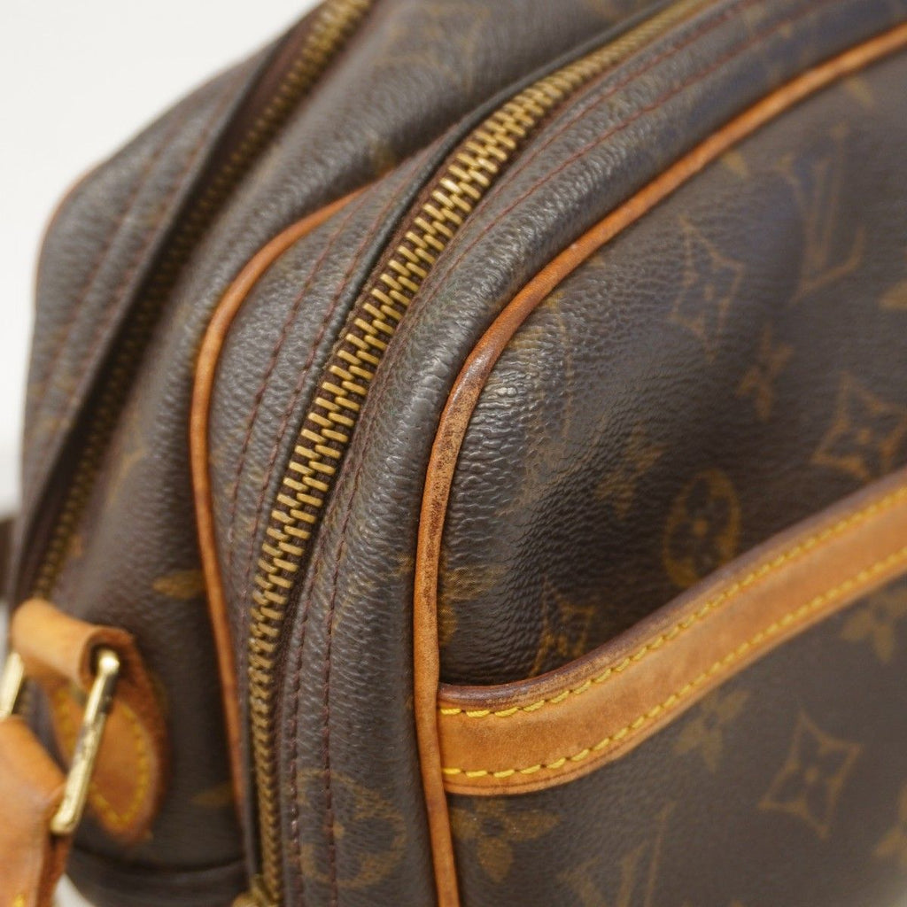 Louis Vuitton Shoulder Bag Monogram Reporter PM Brown — view 6