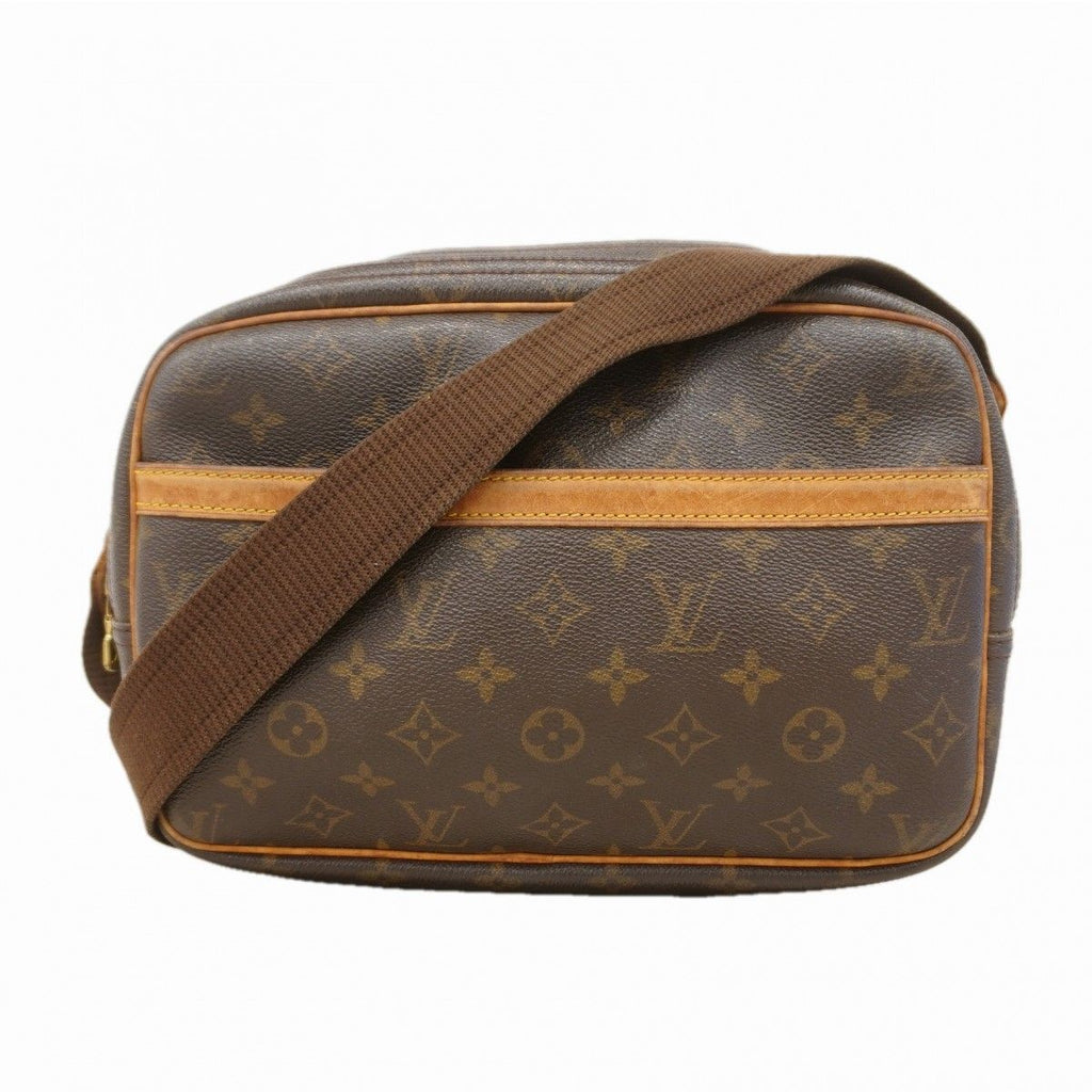 Louis Vuitton Shoulder Bag Monogram Reporter PM Brown