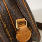 Louis Vuitton Shoulder Bag Monogram Reporter PM Brown — view 8