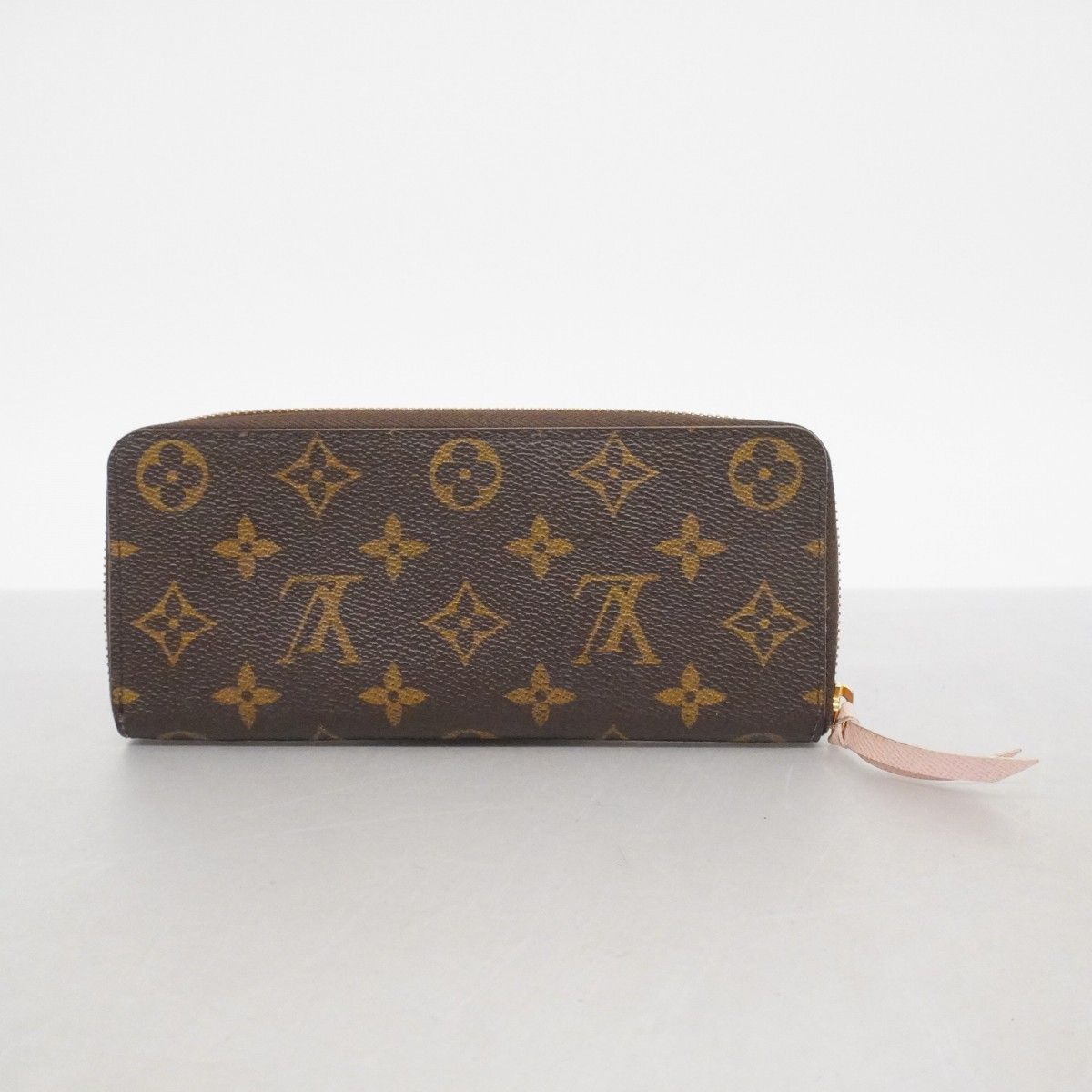Louis Vuitton Wallet Monogram Portefeuille Clemence Brown Rose Velours — view 9