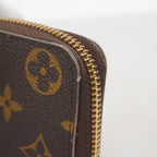 Louis Vuitton Wallet Monogram Portefeuille Clemence Brown Rose Velours — view 6