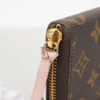Louis Vuitton Wallet Monogram Portefeuille Clemence Brown Rose Velours — view 5