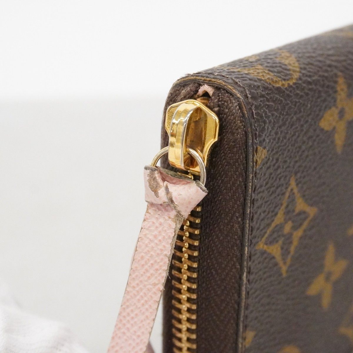 Louis Vuitton Wallet Monogram Portefeuille Clemence Brown Rose Velours — view 5