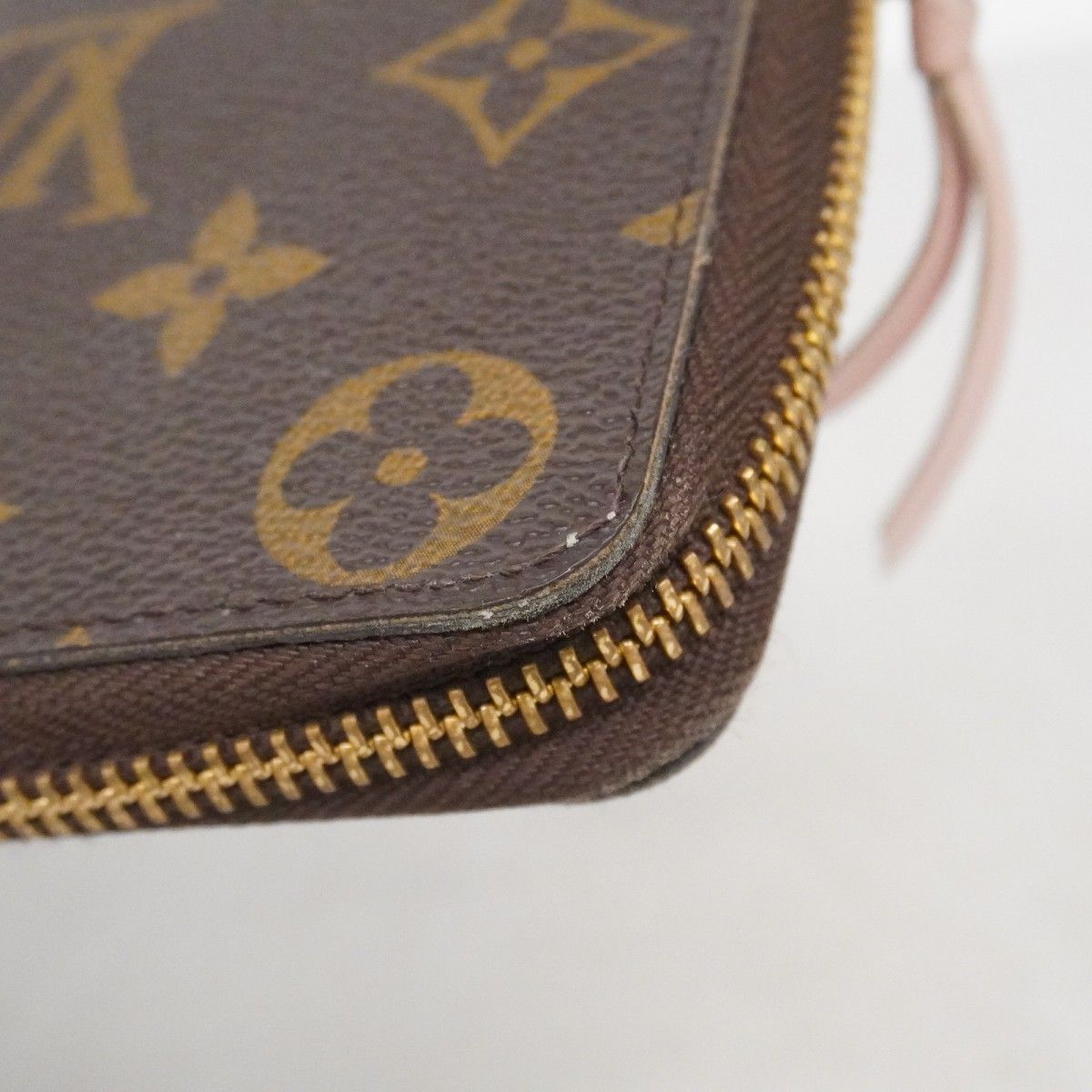 Louis Vuitton Wallet Monogram Portefeuille Clemence Brown Rose Velours — view 8