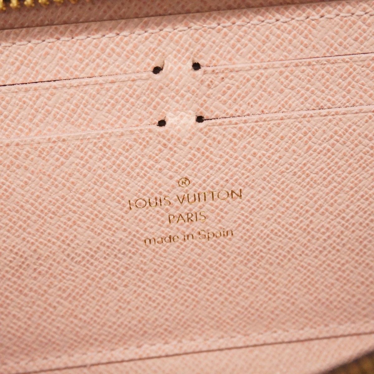 Louis Vuitton Wallet Monogram Portefeuille Clemence Brown Rose Velours — view 4