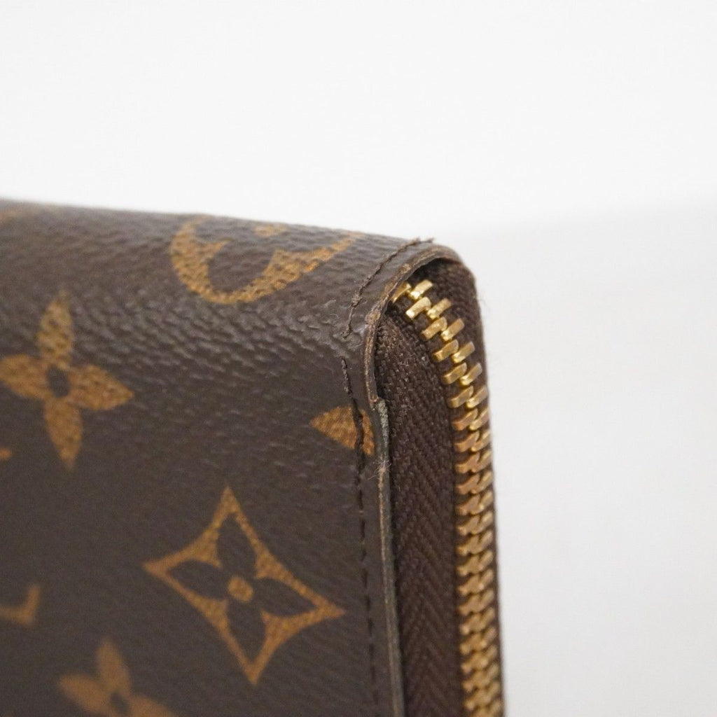 Louis Vuitton Wallet Monogram Portefeuille Clemence Brown Rose Velours — view 5