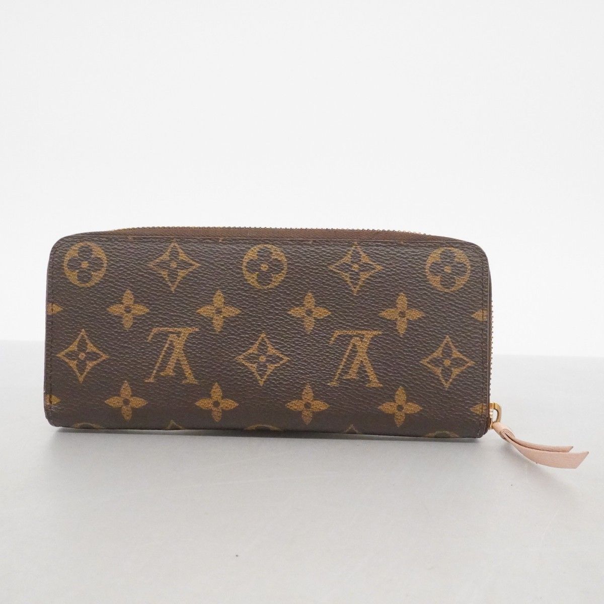 Louis Vuitton Wallet Monogram Portefeuille Clemence Brown Rose Velours — view 9