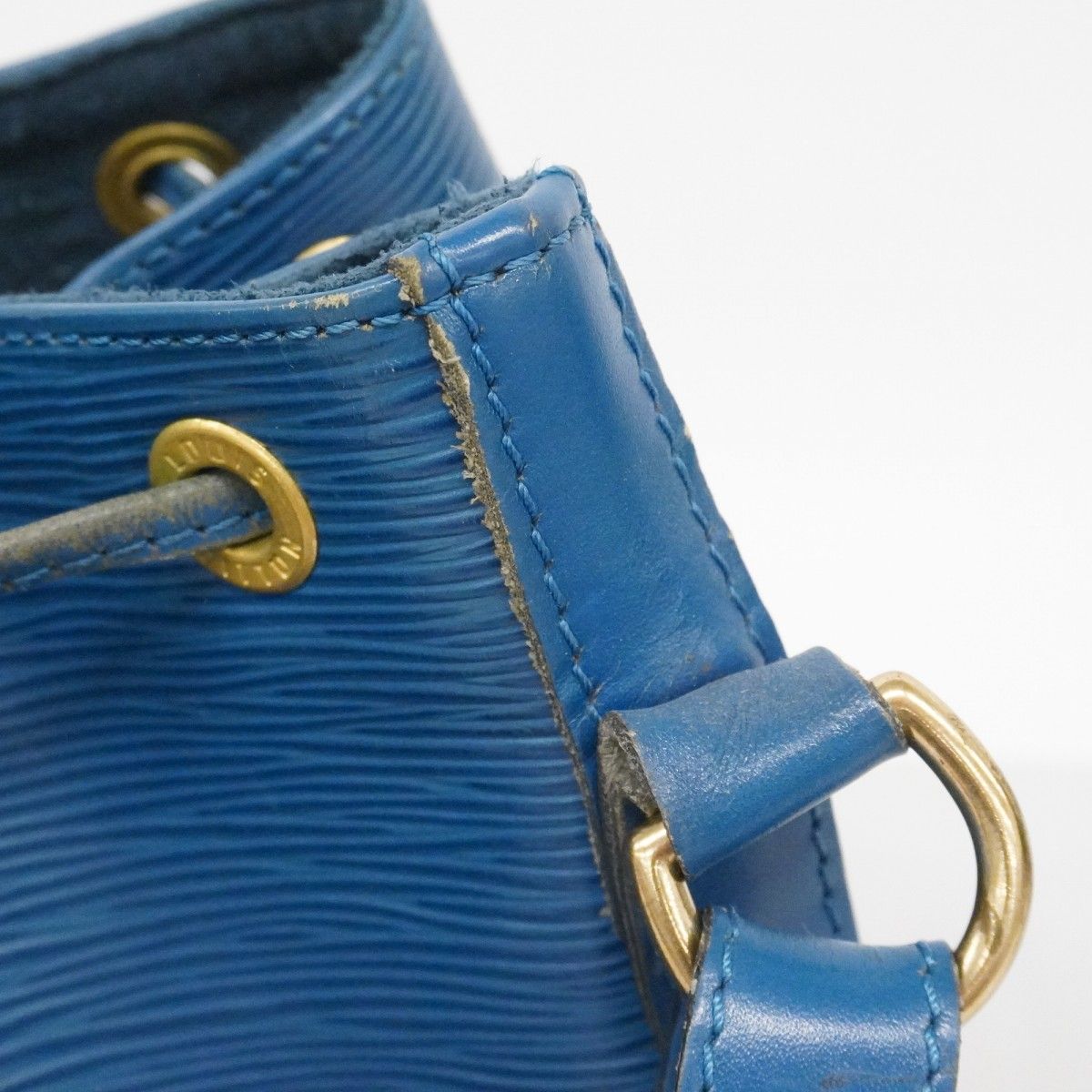 Louis Vuitton Shoulder Bag Epi Petit Noe Toledo Blue — view 8