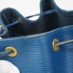 Louis Vuitton Shoulder Bag Epi Petit Noe Toledo Blue — view 9