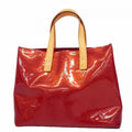 Louis Vuitton Handbag Vernis Reed PM Pomme D'amour