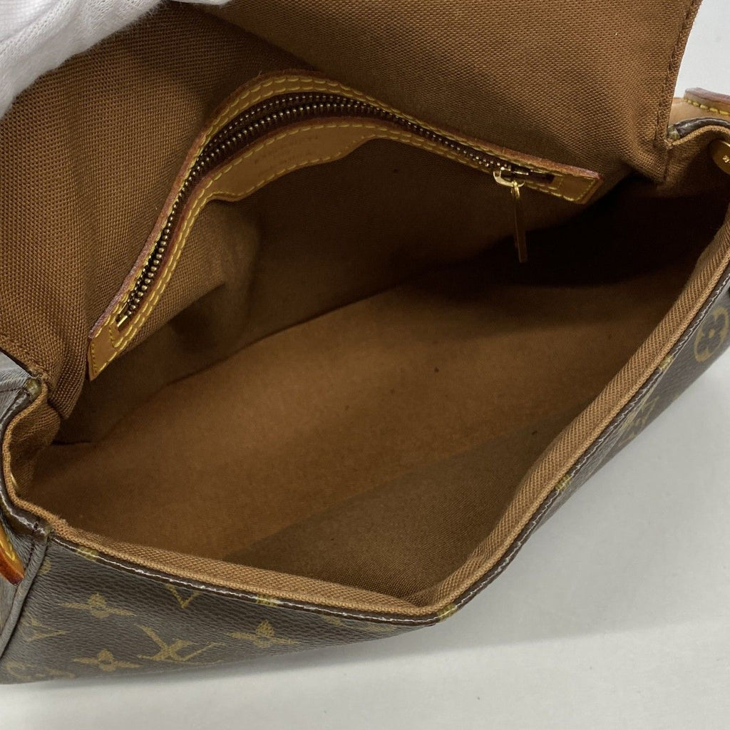 Louis Vuitton Shoulder Bag Monogram Mini Looping Brown — view 4