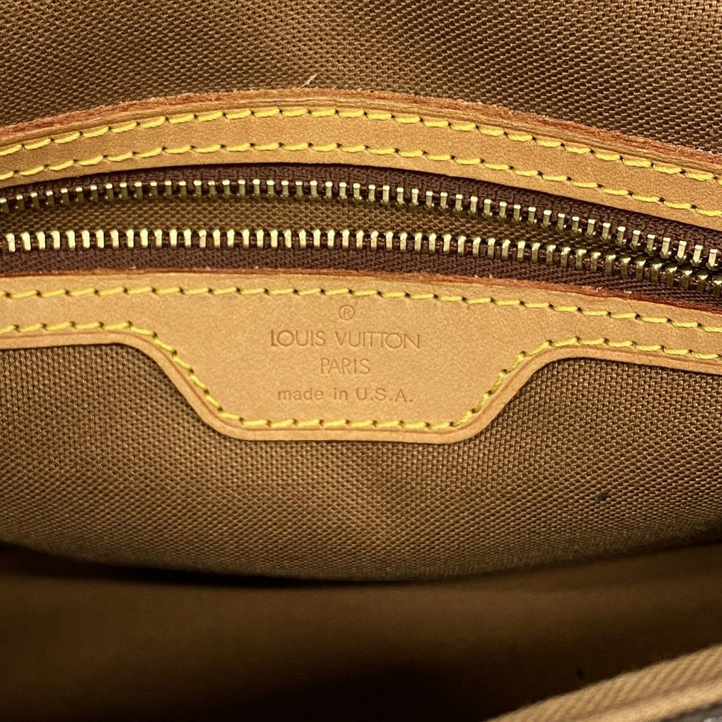Louis Vuitton Shoulder Bag Monogram Mini Looping Brown — view 5