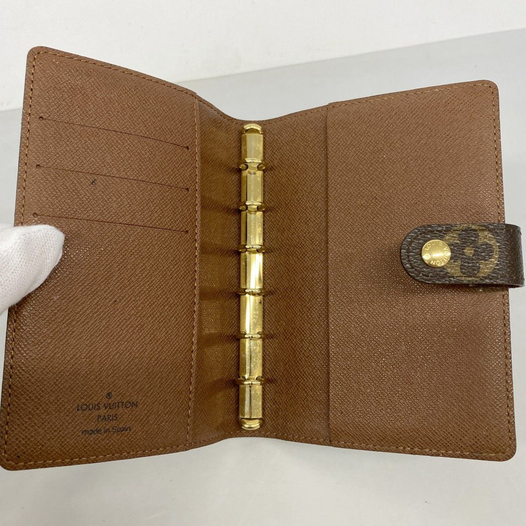 Louis Vuitton Notebook Cover Monogram Agenda PM Brown — view 3