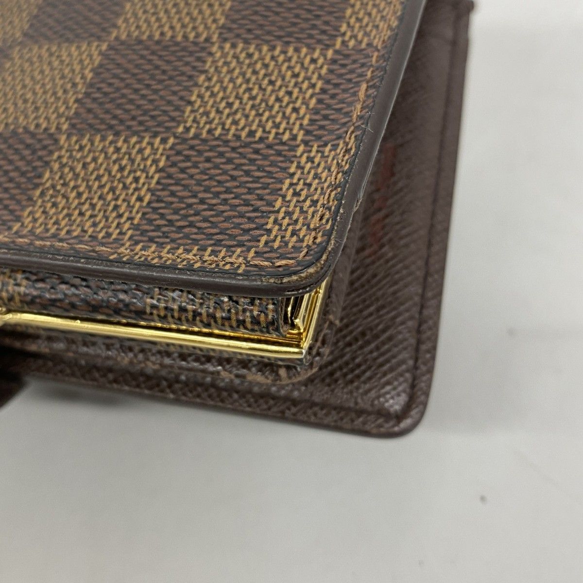 Louis Vuitton Wallet Damier Porte-Monnaie Vier Viennois Ebene — view 6
