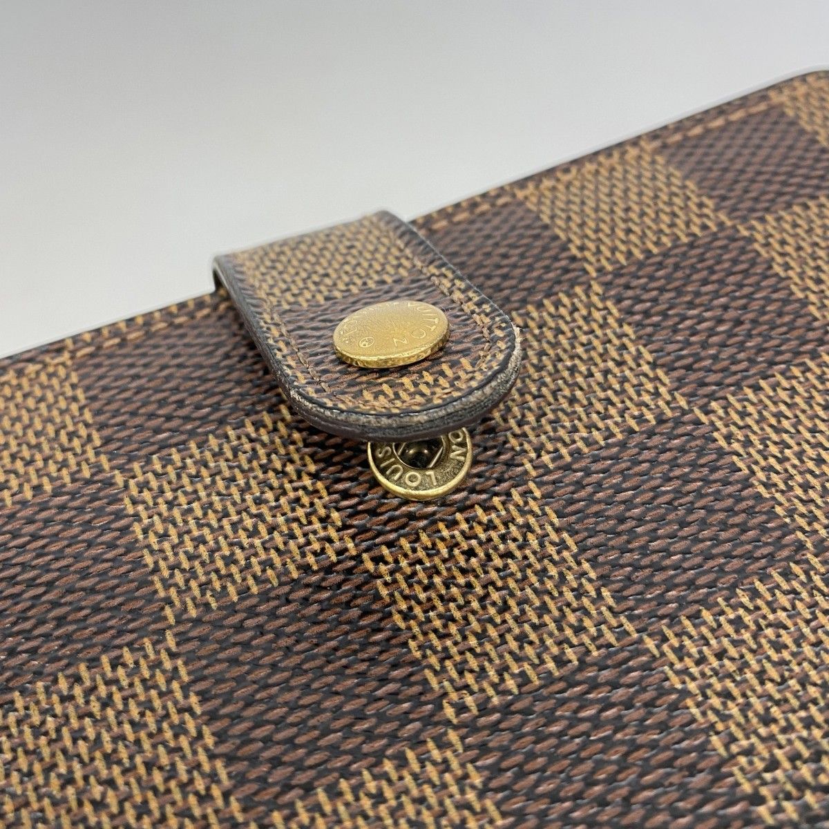 Louis Vuitton Wallet Damier Porte-Monnaie Vier Viennois Ebene — view 9