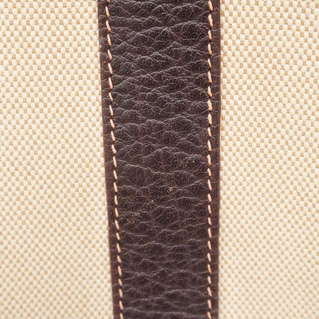 Hermes Tote Garden Party PM Toile Ash Brown Silver — view 9