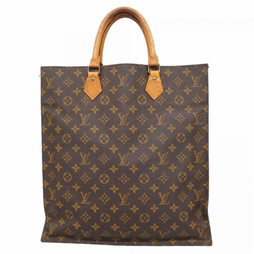 Louis Vuitton Tote Monogram Sac Plat Brown