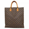 Louis Vuitton Tote Monogram Sac Plat Brown