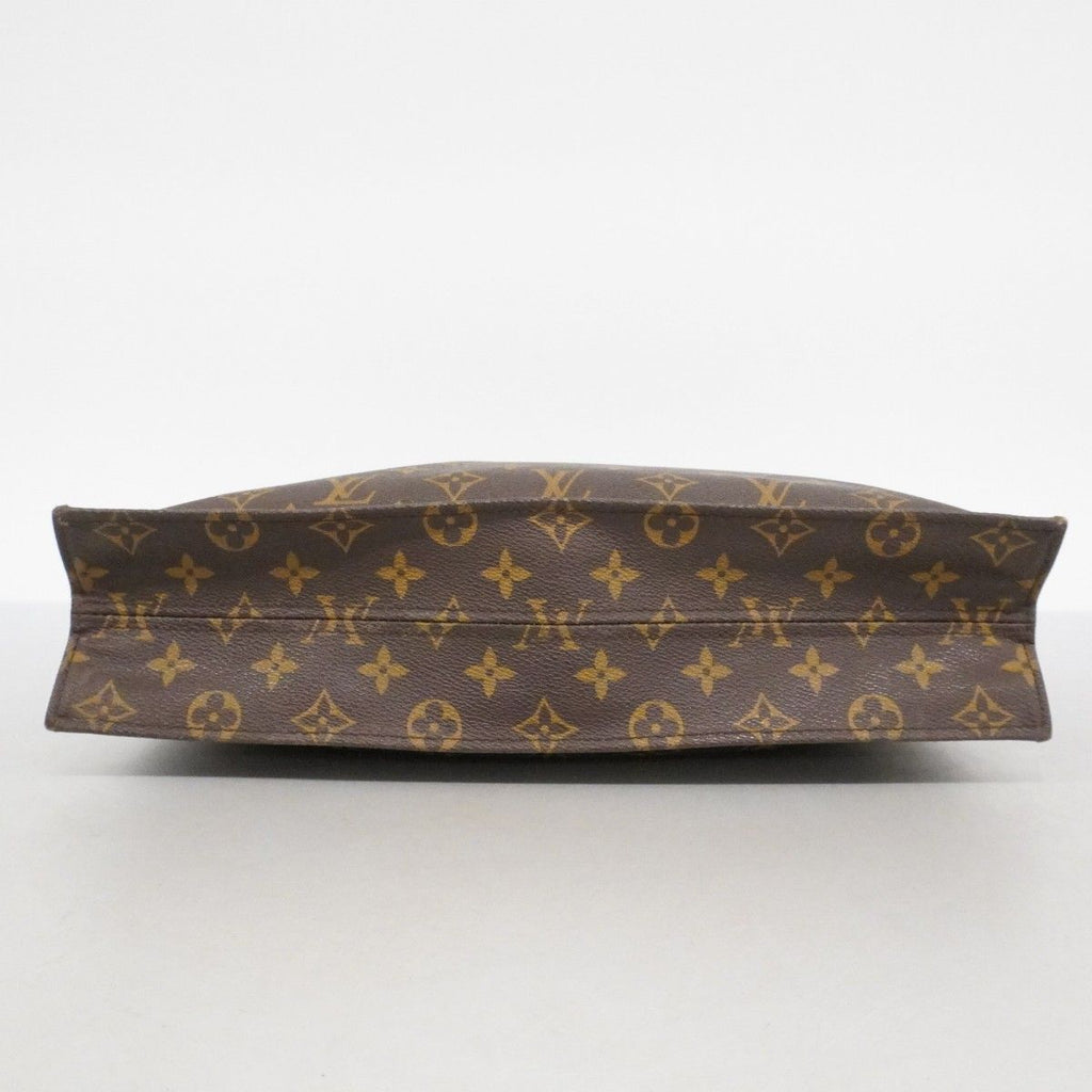 Louis Vuitton Tote Monogram Sac Plat Brown — view 3