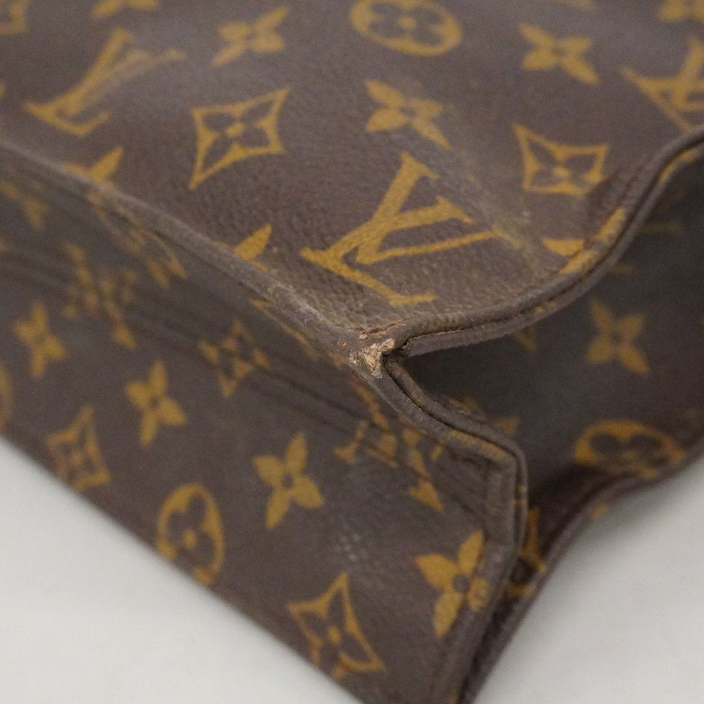 Louis Vuitton Tote Monogram Sac Plat Brown — view 6