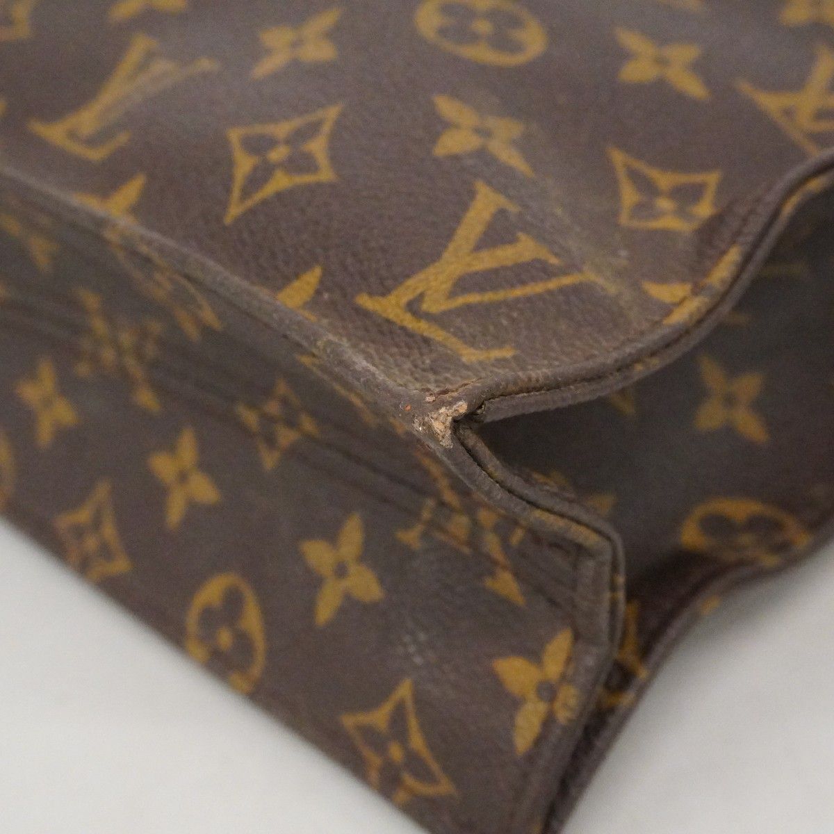 Louis Vuitton Tote Monogram Sac Plat Brown — view 6