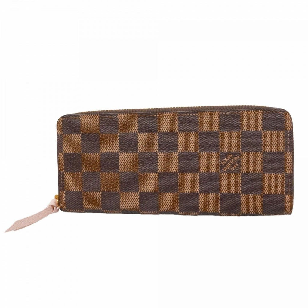 Louis Vuitton Wallet Damier Portefeuille Clemence Ebene Rosevalerine