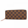 Louis Vuitton Wallet Damier Portefeuille Clemence Ebene Rosevalerine