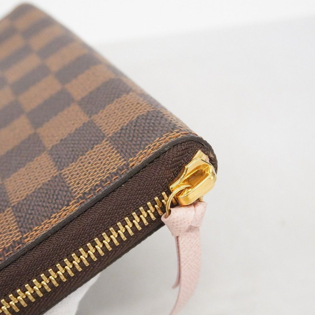 Louis Vuitton Wallet Damier Portefeuille Clemence Ebene Rosevalerine — view 6