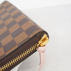 Louis Vuitton Wallet Damier Portefeuille Clemence Ebene Rosevalerine — view 6