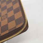 Louis Vuitton Wallet Damier Portefeuille Clemence Ebene Rosevalerine — view 5